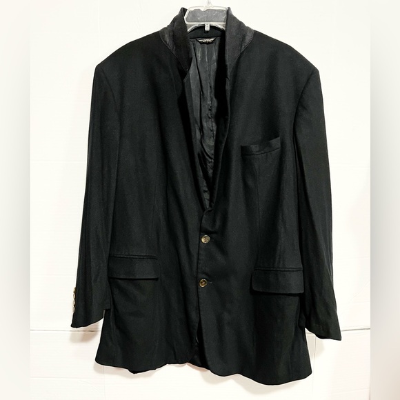 George DeanPure Cashmere blazer jacket Black